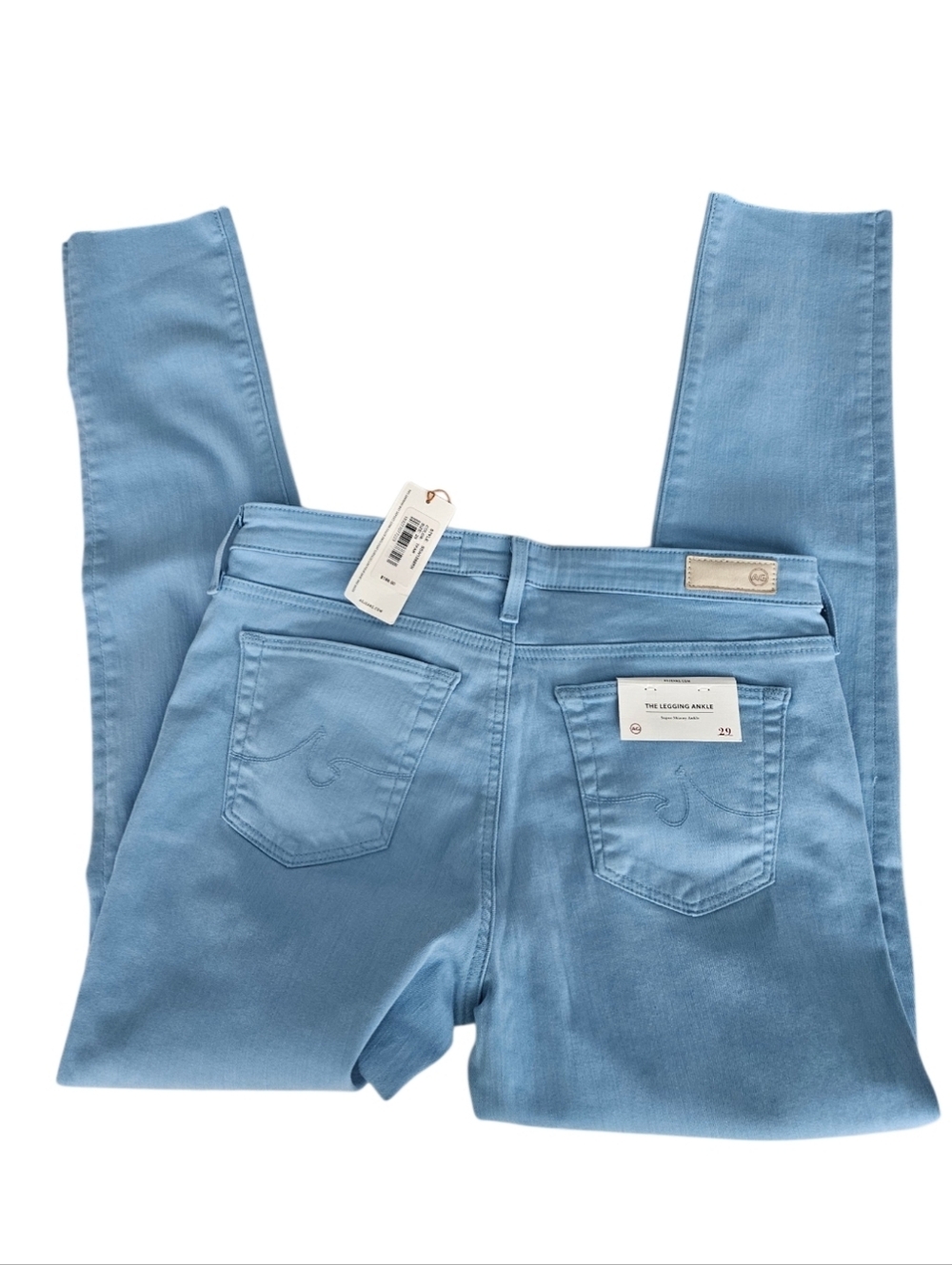 NWT AG Adriano Goldschmied Light Blue Sky Skinny Jeans Size 29 - Picture 7 of 10